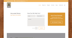 Desktop Screenshot of accuratefenceusa.com